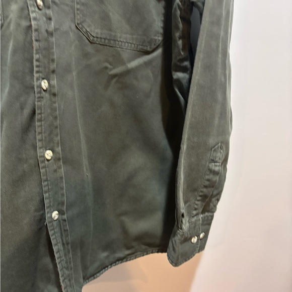 Vintage Coleman Olive Button-Up Shacket. - Picture 6 of 16
